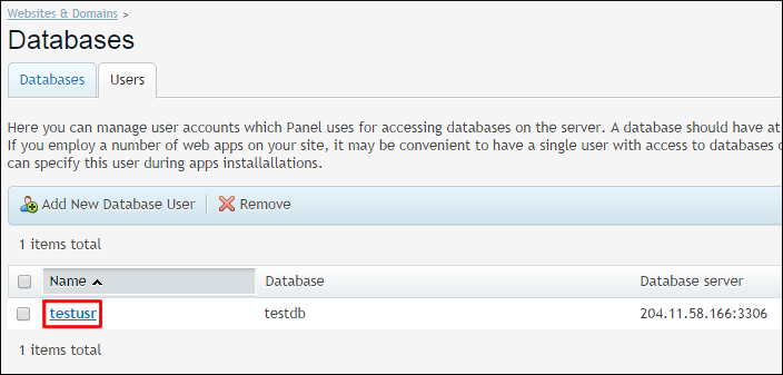 Databases