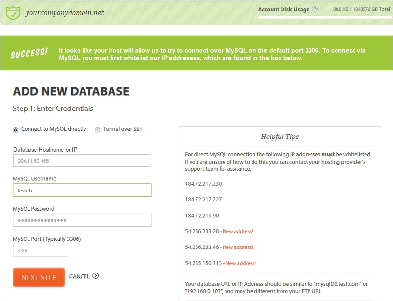 New databases