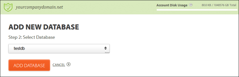 Connect to MySQL