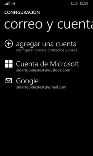 Agreagar Cuenta Agreagar Cuenta