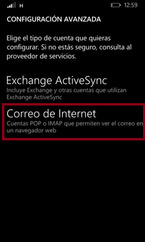 Correo Internet Correo Internet