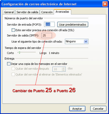 cambiar puerto cambiar puerto