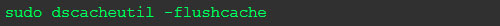 limpiar cache DNS Mac