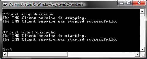limpiar cache dns