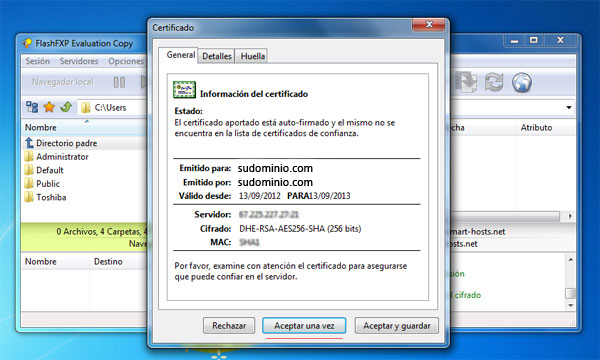 conexion  fxp