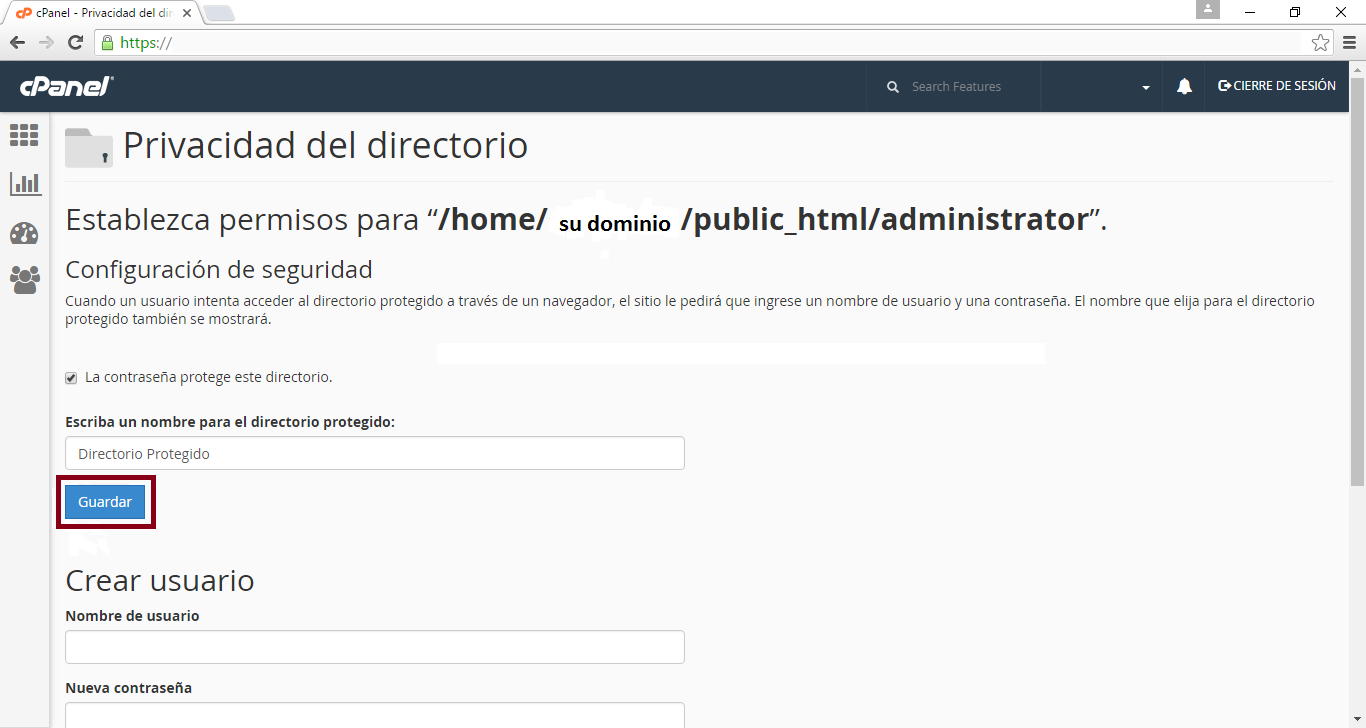 directorio directorio